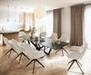 Dining Table Aurora 300cm Ceramic Brown Spider Frame Black