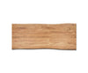 Dining Table Olympus Live Edge Acacia Wood Natural Square Frame Steel 140-300cm