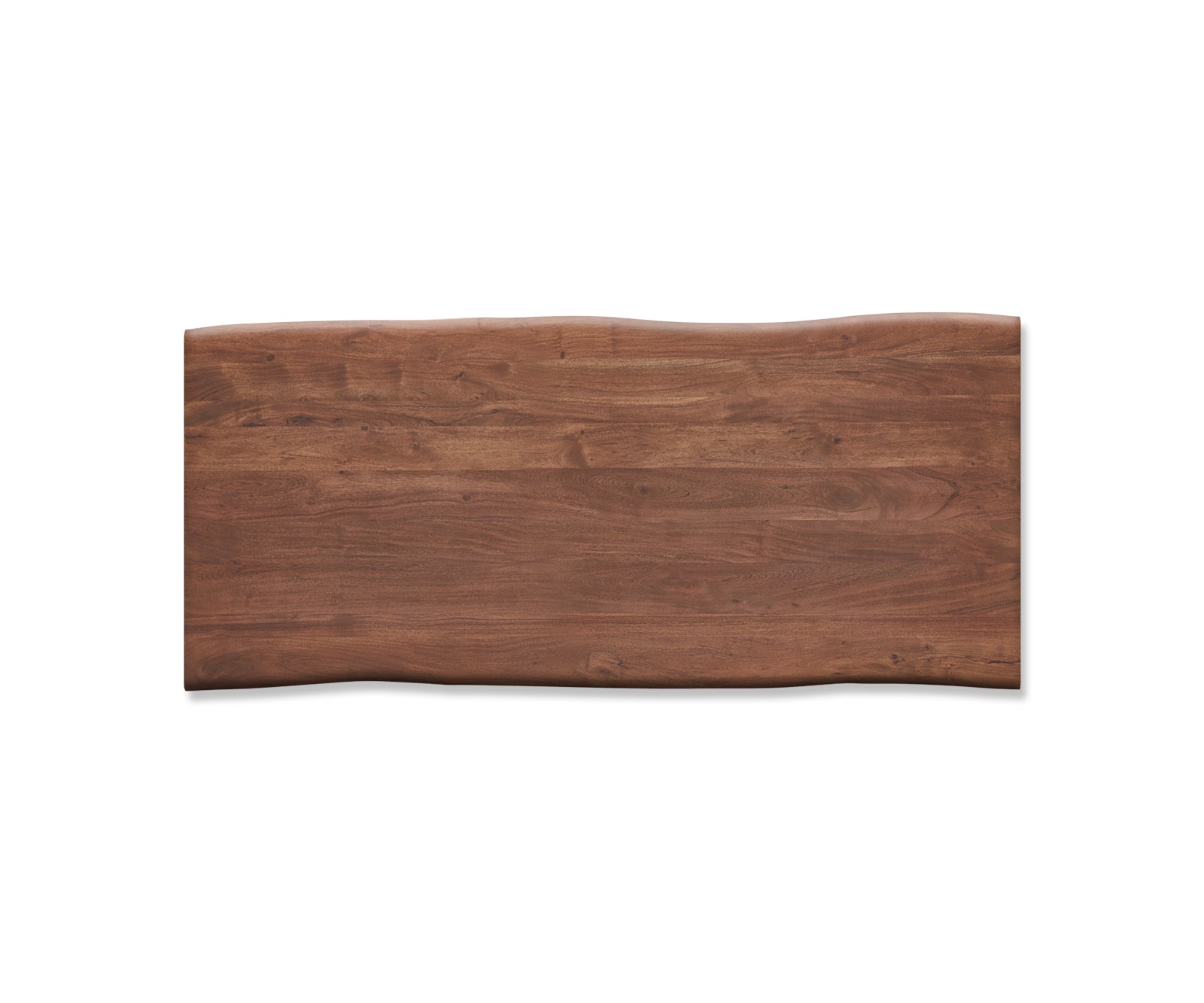 Dining Table Olympus Live Edge Acacia Wood Brown Square Frame Steel 140-300cm