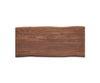 Dining Table Olympus Live Edge Acacia Wood Brown Square Frame Steel 140-300cm