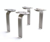 Leg Set L-Shape 20cm Stainless Steel