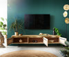 Floating TV Stand Budaya 175cm 3 Doors Mango Wood Natural
