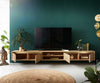 Floating TV Stand Budaya 260cm 4 Doors 2 Compartments Mango Wood Natural