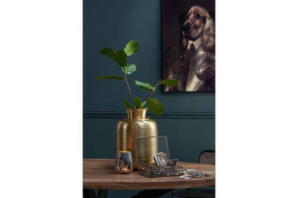 Vase Rings 46cm Aluminium Gold