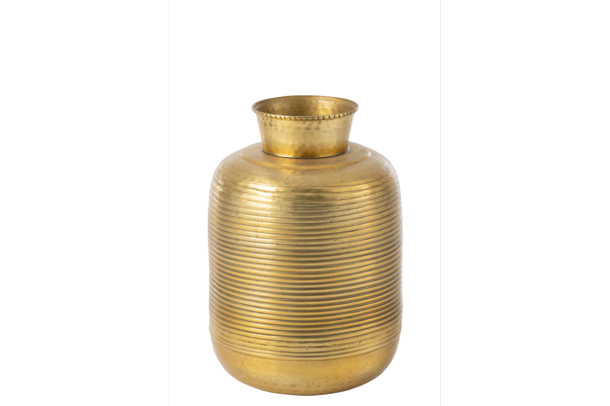 Vase Rings 46cm Aluminium Gold