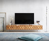 TV Stand Fevo 220cm Acacia Wood Natural 4 Doors