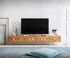 TV Stand Fevo 200-220 cm Acacia Wood Natural 4 Doors