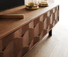 TV Stand Fevo 200cm Acacia Wood Brown 4 Doors