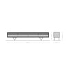 TV Stand Stonegrace Classic 240cm Acacia Wood Natural Stone Veneer V-Feet