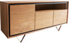 Sideboard Stonegrace Classic 145cm Acacia Wood Natural Stone Veneer V-Feet