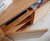 Sideboard Stonegrace Classic 175cm Acacia Wood Natural Stone Veneer V-Feet