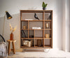 Display Cabinet Stonegrace 120X150 Acacia Wood Natural Stone Veneer V-Foot