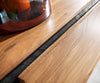 TV Stand Stonegrace 145 cm Acacia Wood Natural Stone Veneer V-Leg