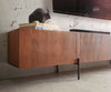 TV Stand Secara 200cm Acacia Wood Brown 4 Doors