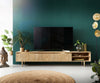 TV Stand Budaya 220cm 3 Doors 2 Compartments Mango Wood Natural