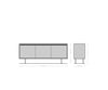 Sideboard Budaya 175cm 3 Doors Mango Wood Natural