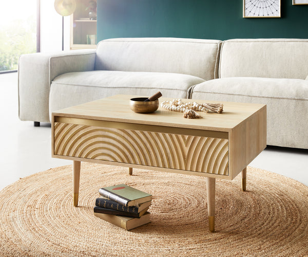 Coffee Table Budaya 80x60cm Mango Wood Natural