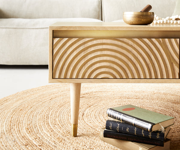 Coffee Table Budaya 80x60cm Mango Wood Natural