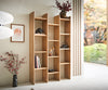 Bookcase Tizi 110x175cm Acacia Wood Natural