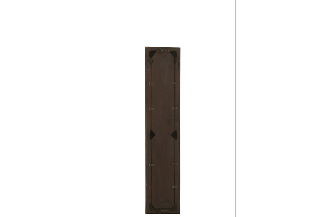Wall Mirror Martha 119cm Brown Wood