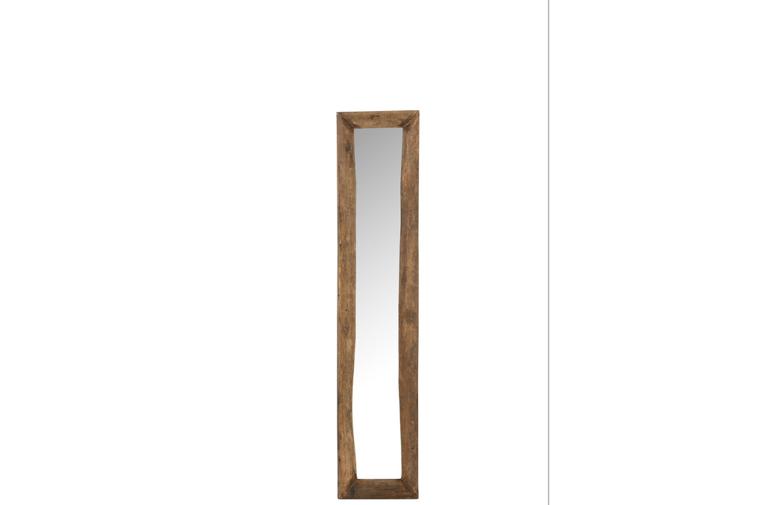 Wall Mirror Martha 119cm Brown Wood