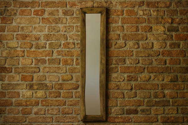Wall Mirror Martha 119cm Brown Wood