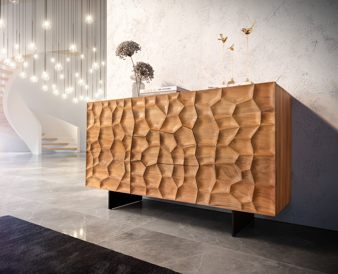 Sideboard Solu 145cm Acacia Wood Natural
