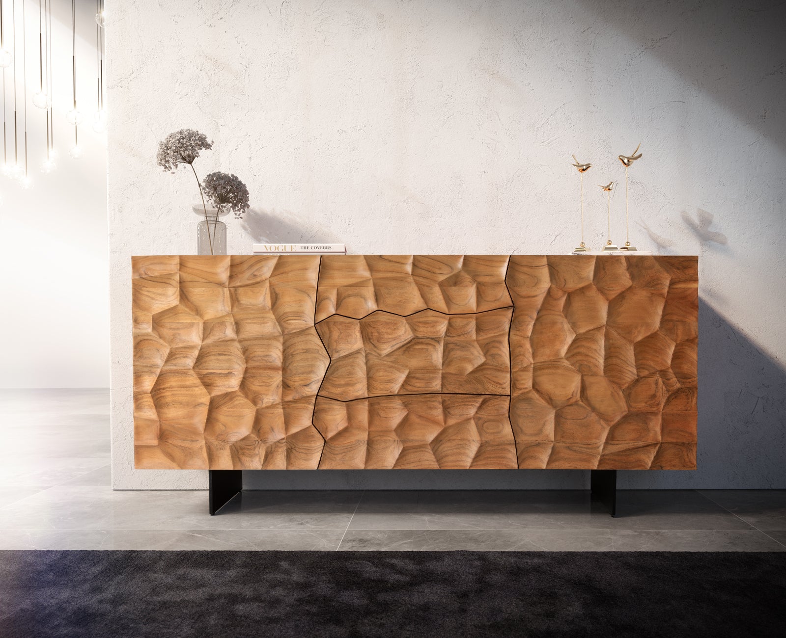 Sideboard Solu 175cm Acacia Wood Natural