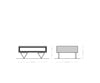 Coffee Table Stonegrace 80-115 cm Acacia Wood Natural And Slate