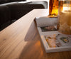 Coffee Table Stonegrace 80cm Acacia Wood Natural And Slate