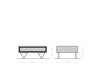 Coffee Table Stonegrace 80cm Acacia Wood Brown And Slate