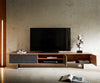 TV Stand Teele 240cm Acacia Wood Natural And Slate 4 Doors