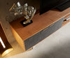 TV Stand Teele 240cm Acacia Wood Natural And Slate 4 Doors