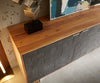 Sideboard Teele 175cm Acacia Wood Natural & Slate