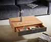 Coffee Table Teele 80cm Acacia Wood Natural And Slate