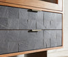 Display Cabinet Teele 60x180cm Acacia Wood Natural