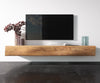 Floating TV Stand New Live-Edge 175cm 4 Doors Acacia Wood Natural