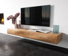 Floating TV Stand New Live-Edge 175cm 4 Doors Acacia Wood Natural