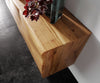 Floating Sideboard New Live-Edge 145cm 3 Doors Acacia Wood Natural