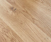 Dining Table Olympus Live Edge 200cm Oak Wood Natural Square Frame Slim Black 50mm Top