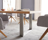 Dining Table Olympus 300x100cm Oak Wood Natural Square Frame Slim Steel