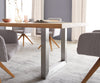 Dining Table Olympus 300x100cm Oak Wood Natural Square Frame Steel