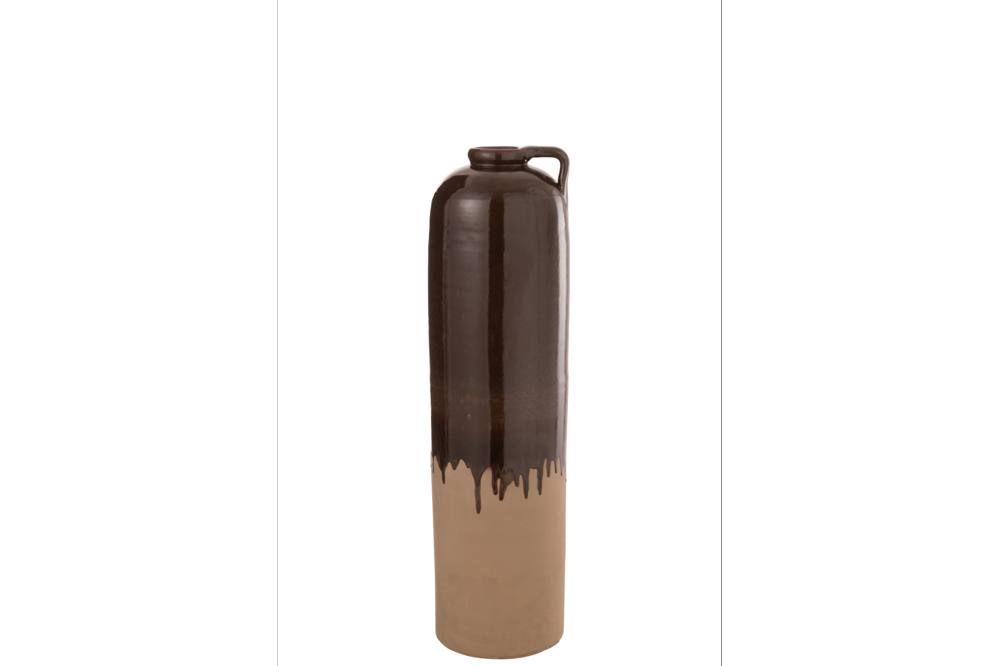 Vase Valeria 68cm Ceramic Beige-Brown