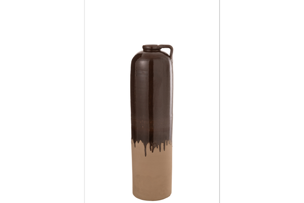 Vase Valeria 68cm Ceramic Beige-Brown