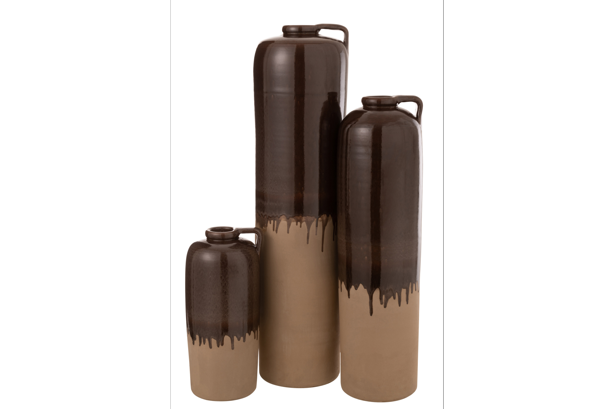 Vase Valeria 83cm Ceramic Beige-Brown