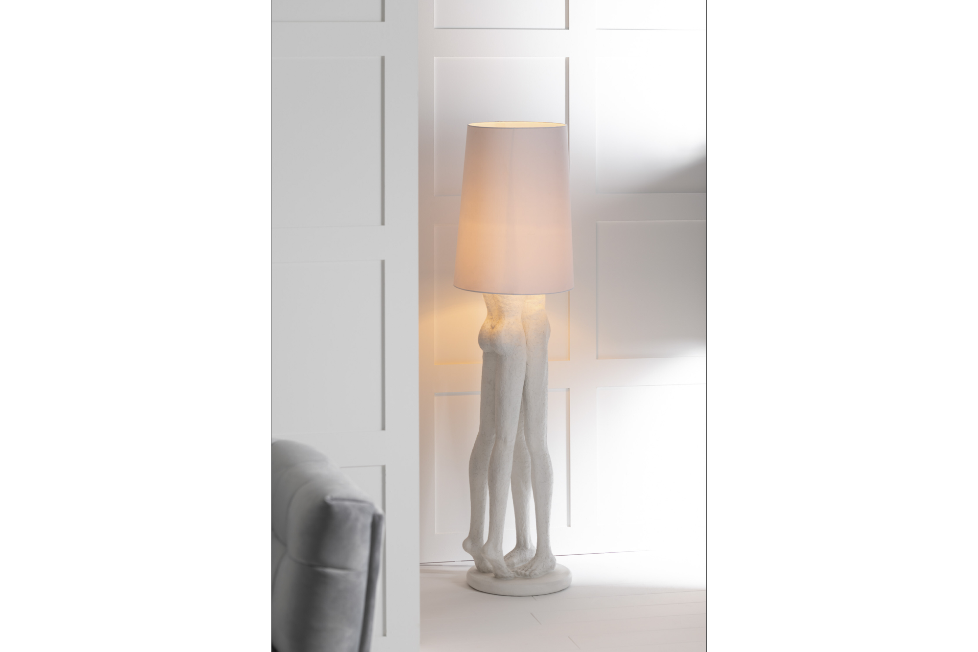 Floor Lamp Couple 156cm White