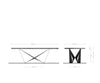 Dining Table Olympus Live Edge 240cm Acacia Wood Natural Spider Frame Steel 35mm Top
