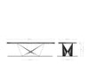 Dining Table Olympus Live Edge 280cm Acacia Wood Natural Spider Frame Steel 55mm Top