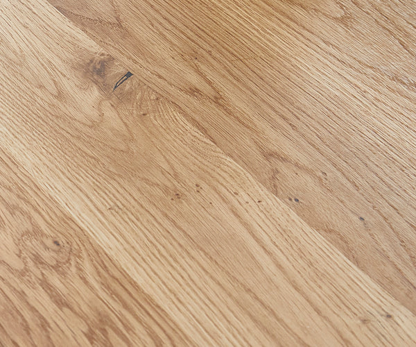 Dining Table Olympus Live Edge Oak Wood Natural Cross Frame Steel 200-300cm