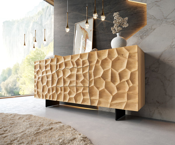 Sideboard Solu 175cm Oak Wood Natural